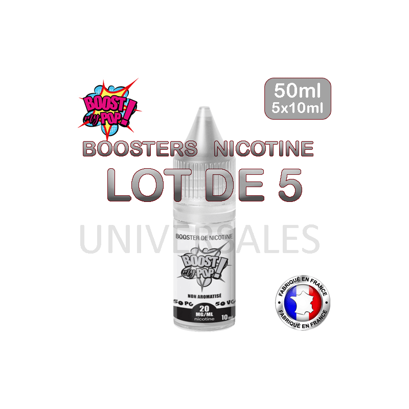 Booster de nicotine lot de 5 Booster de nicotine lot de 5