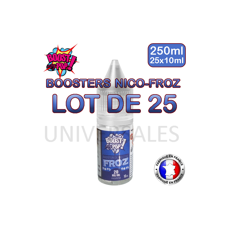 Booster nicotine frais lot de 25