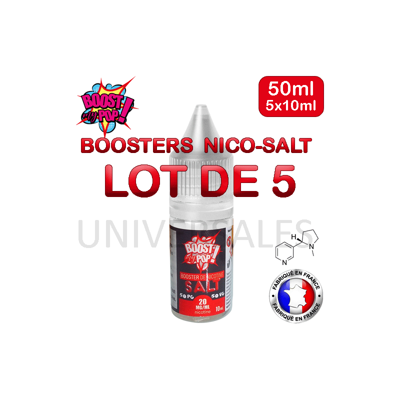 Booster de sel de nicotine lot de 5 Booster de sel de nicotine lot de 5