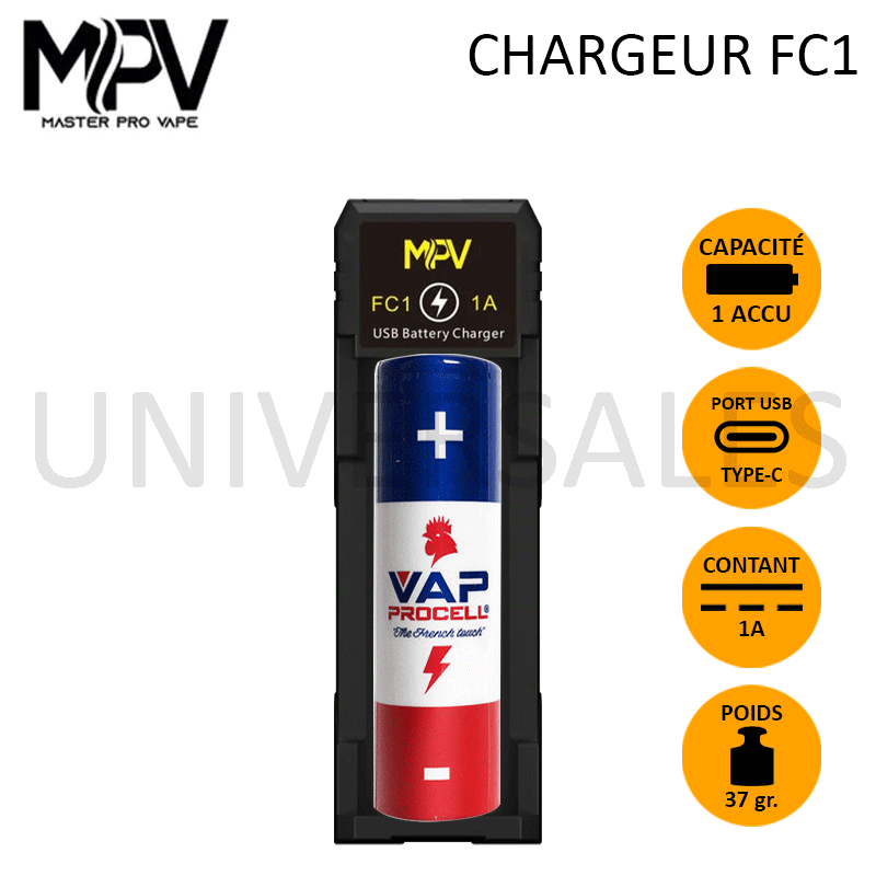 CHARGEUR FC1 SIMPLE ACCU - MPV