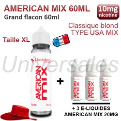 e-liquide AMERICAN MIX 50ml - Liquideo